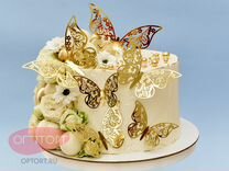 Бабочки на торт декоративные