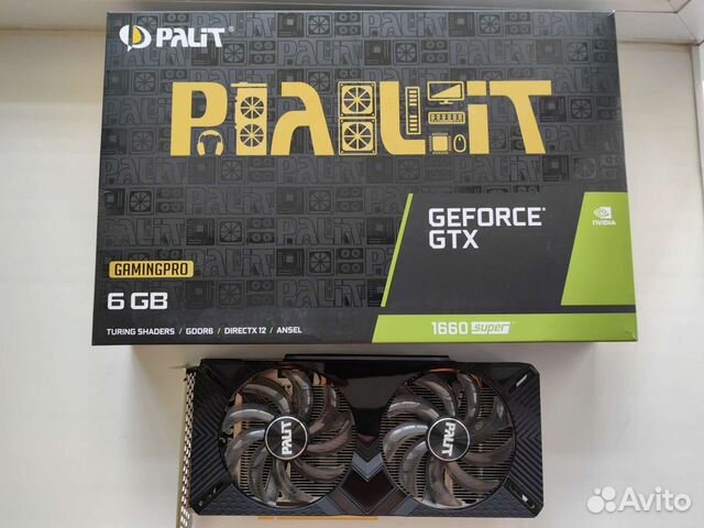 Видеокарта gtx 1660 super 6gb