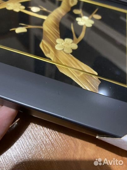 Новое Панно из соломки декоративное