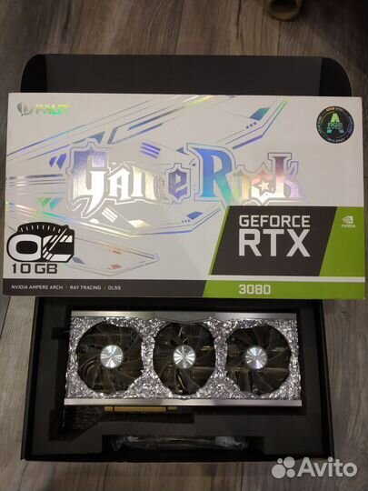 Видеокарта RTX 3080 Palit Gamerock