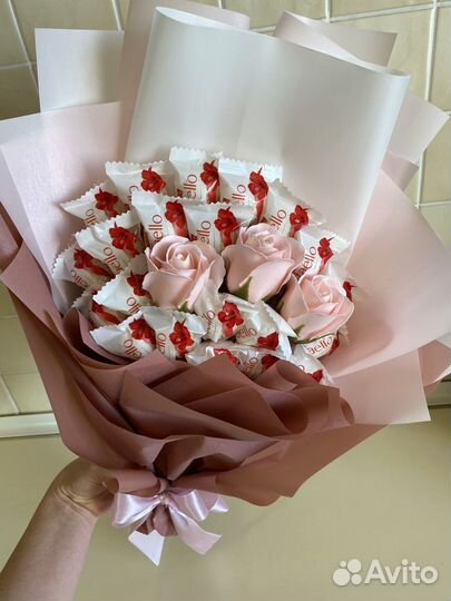 Сладкие букеты из конфет