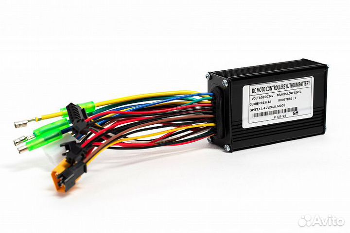 Контроллер для электровелосипеда DC 36-48 В 17А
