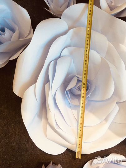 Цветы из бумаги для декора