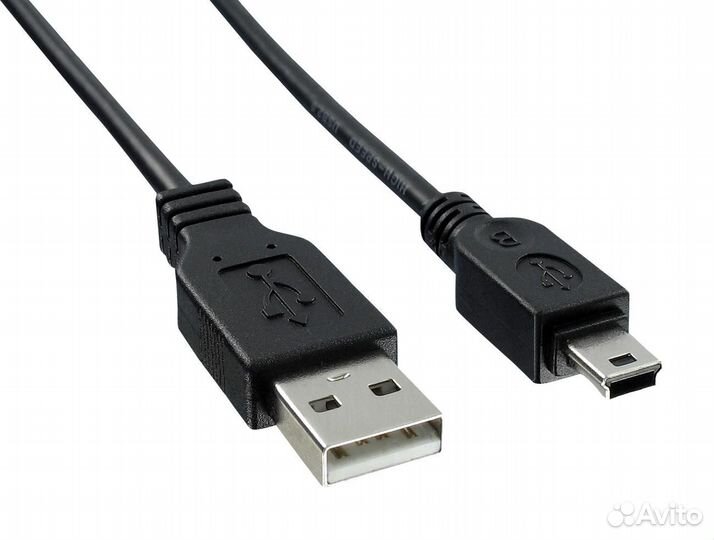 Кабель USB - mini USB 100см (black)