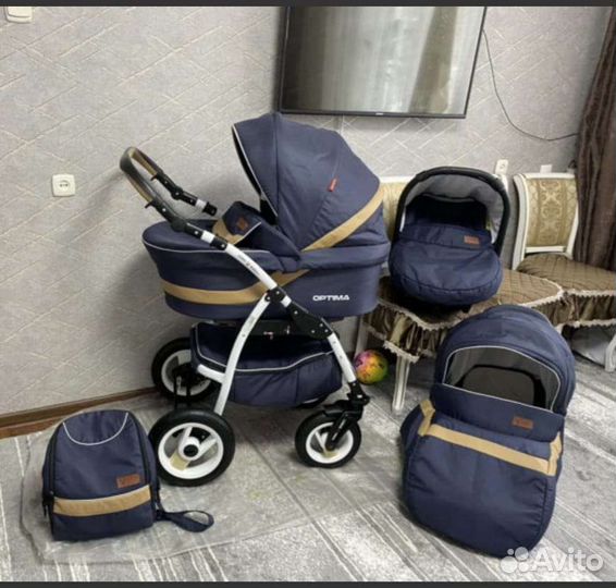 Коляска 3 в 1 верди Optima