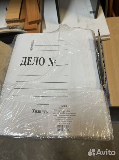 Папка скоросшиватель белая
