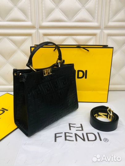 Женская сумка fendi экокожа lux