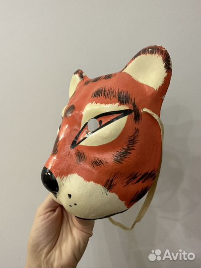Маска маскарадная СССР тигр