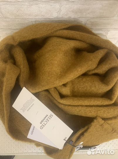 Трикотажный шарф женский Mango