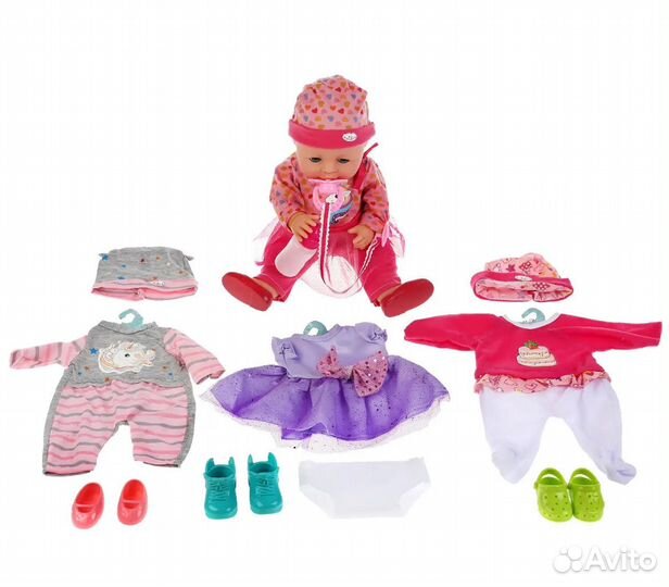 Кукла пупс Дашенька 40 см с аксессуарами