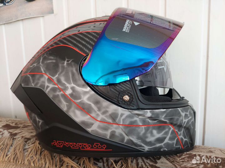 Мотошлем,интеграл,М,57-58см. Новый
