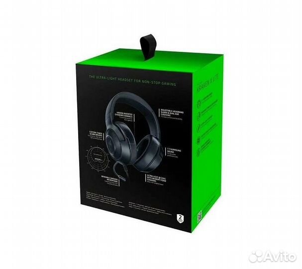 Компьютерная гарнитура Razer Kraken X Lite, черный