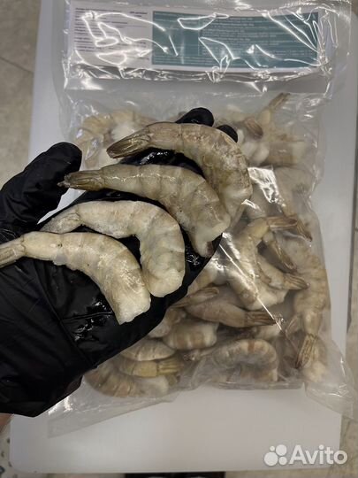 Креветки королевские ваннамей без головы