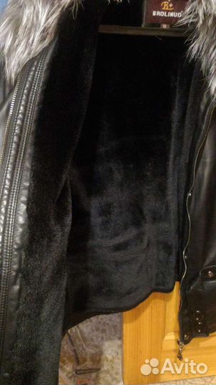 Куртка кожаная женская