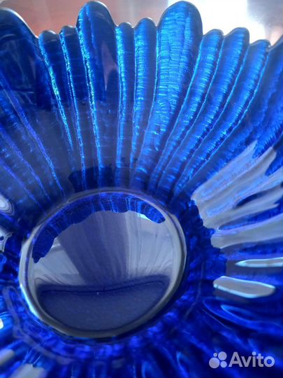 Салатники ваза кобальт винтаж