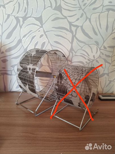 Колесо для сирийского хомяка и сушёные насекомые