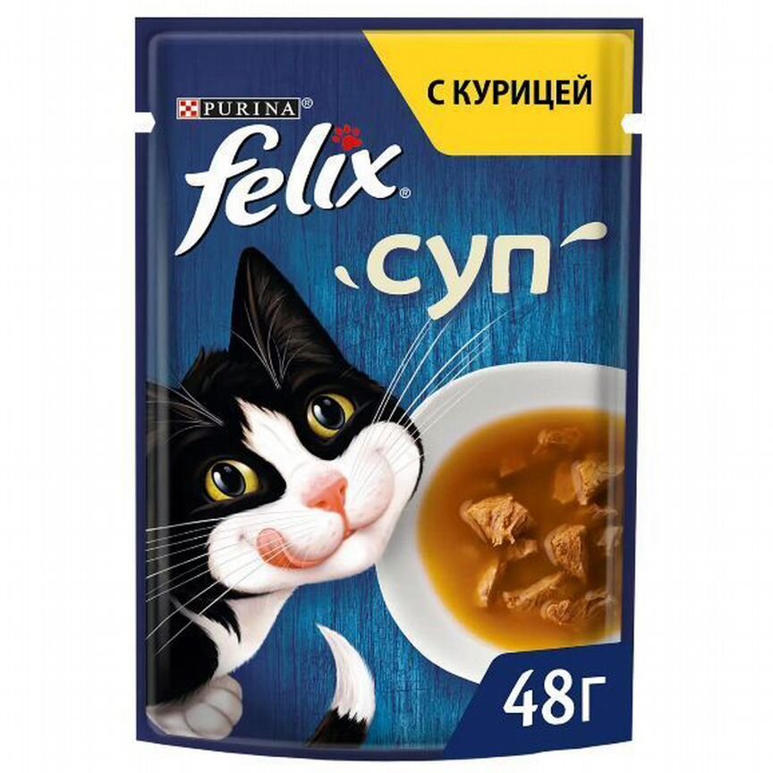 Корм для кошек феликс суп