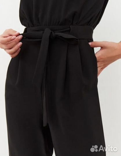 Комбинезон брючный с коротким рукавом