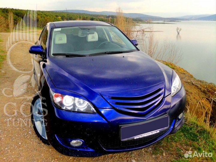 Решетка радиатора Rave 4 на Мазда 3 хэтчбек