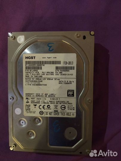 Жесткий диск 4тб