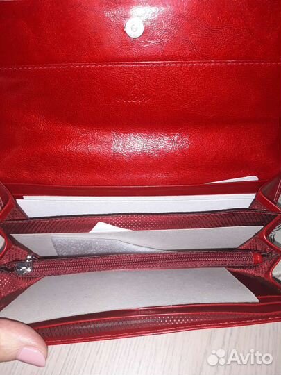 Кошелек кожаный новый, косметички