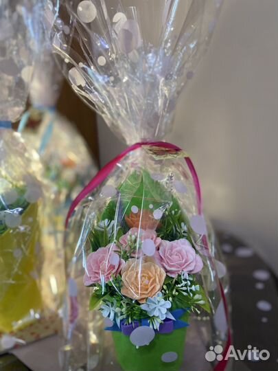 Мыльные букеты