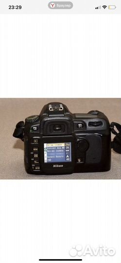 Зеркальный фотоаппарат nikon d50