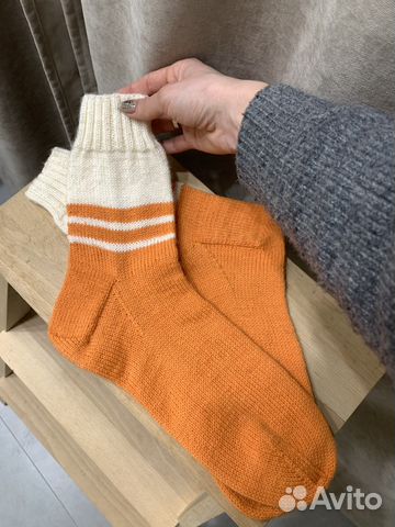 Носки ручной вязки