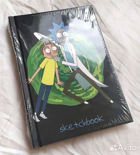 Скетчбук А6 80 листов Рик и Морти (adult swim)