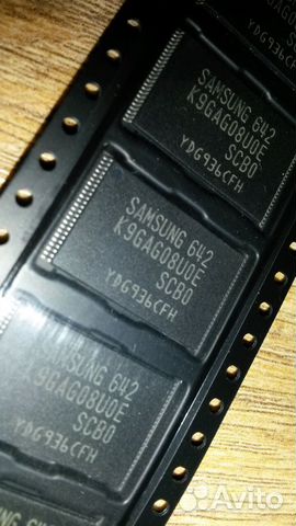 Nand flash K9GAG08U0E-запрограммированный