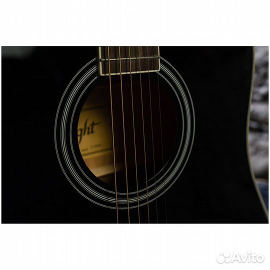 Акустическая гитара Flight D-200 BK