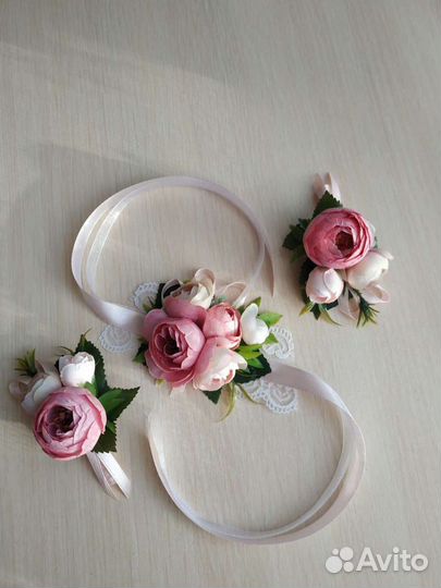 Бутоньерка для жениха и свидетеля