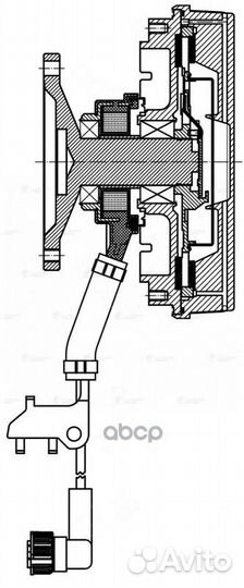 Муфта вязкост. LMC1503 luzar