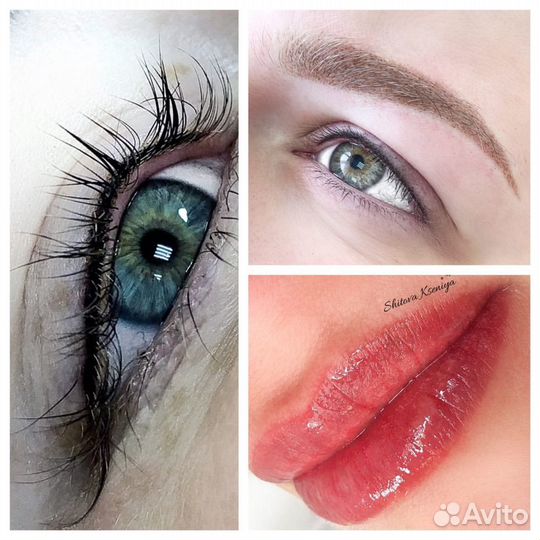 Наращивание ресниц, ламинирование бровей и ресниц