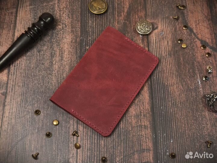 Обложка для паспорта из кожи