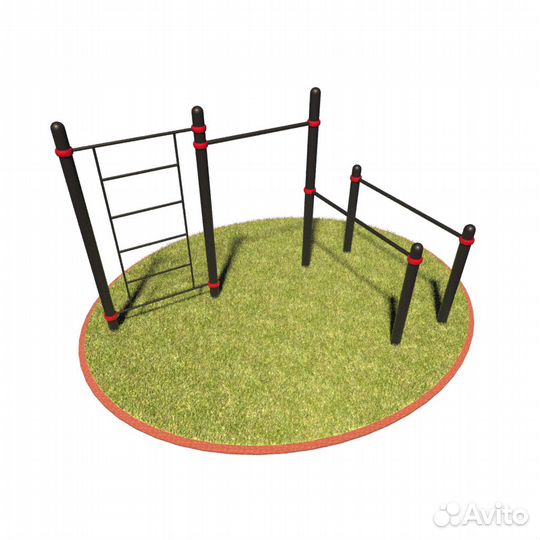 T-028 Турник, брусья, шведская стенка D89 металл