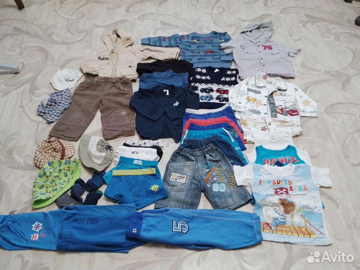 Пакет вещей для мальчика р. 86-92