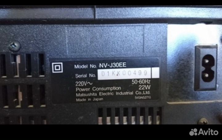 Видеомагнитофон Panasonic NB-J30HQ made in Japan