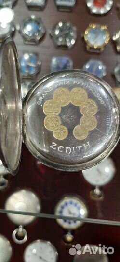 Часы карманные zenith серебро