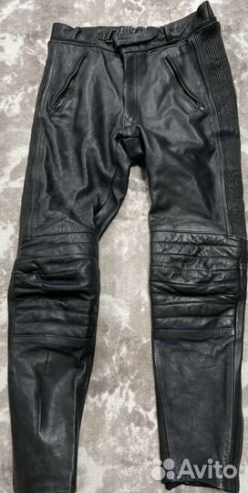 Мотоштаны кожаные