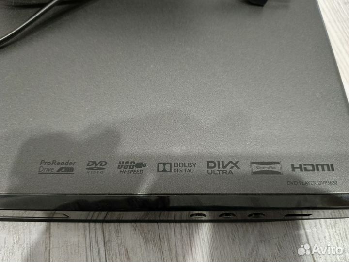 Двд, dvd видеоплеер Philips,DVP3680/51