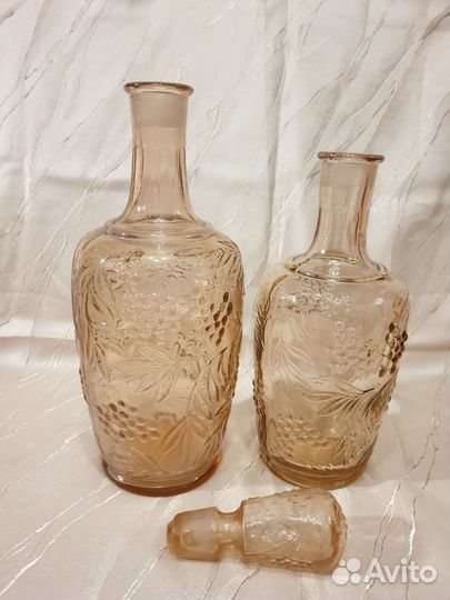 Рюмка стопка стакан графин цветное стекло