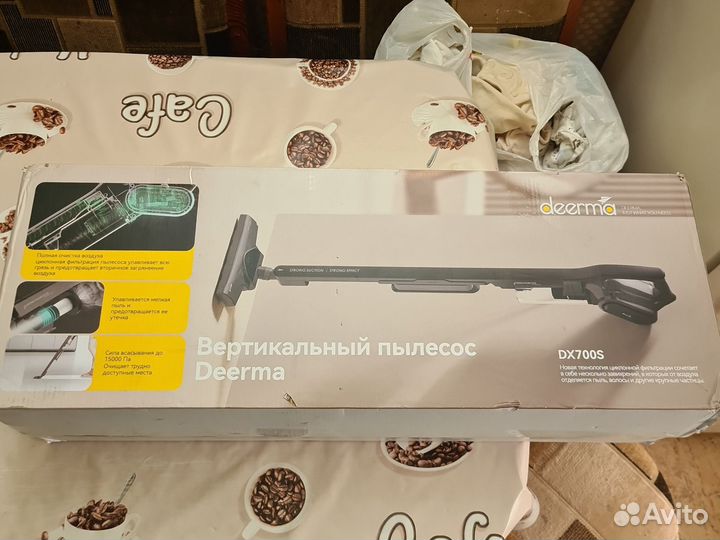 Вертикальный пылесос Deerma DX700S