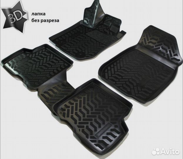 Коврики резиновые на vw polo седан