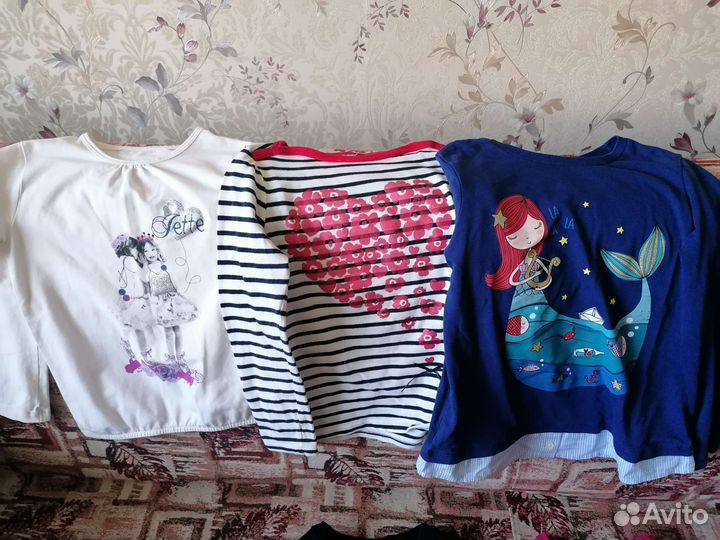 Платья, кофты для девочки 110-116