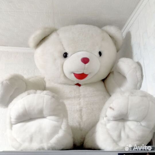 Огромный белый медведь