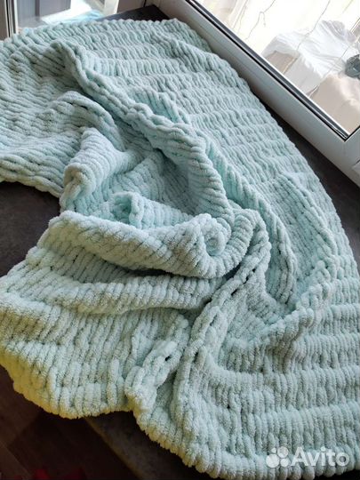 Плед детский плюшевый ручная работа