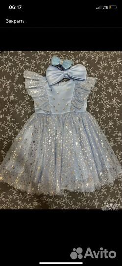 Платье на девочку 80 86