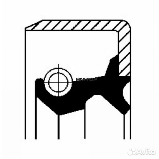 Corteco 19034101B Сальник гидроусилителя corteco 1