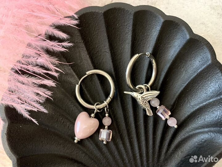 Серьги кольца конго